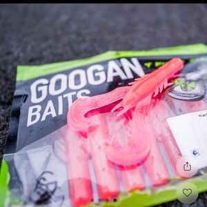 Googan Baits Limited Edition Krackin Craw Valitine 4" 7pk Pink NIP